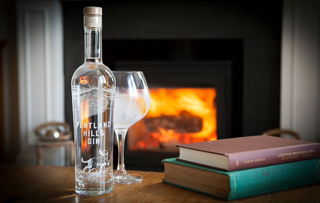 50cl Pentland Hills Bottle By The Fire