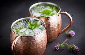 Copper Gin Cups - Pentland Hills Gin