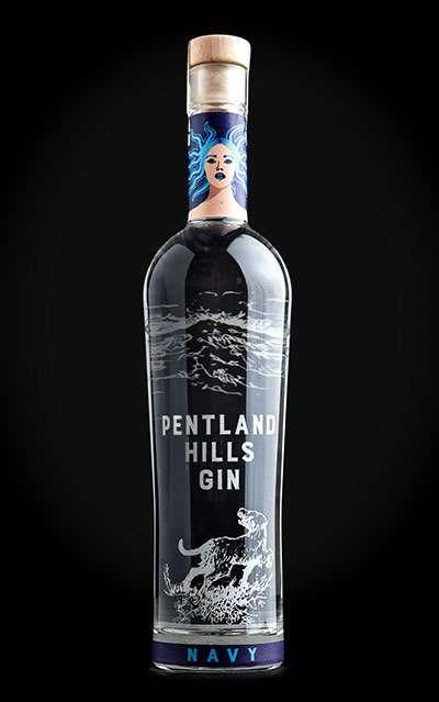 Navy Strength Pentland Hills Gin (58% ABV)