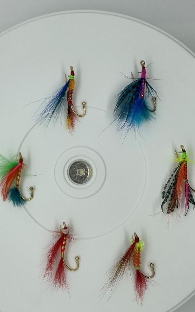 Fly Tied Brooches
